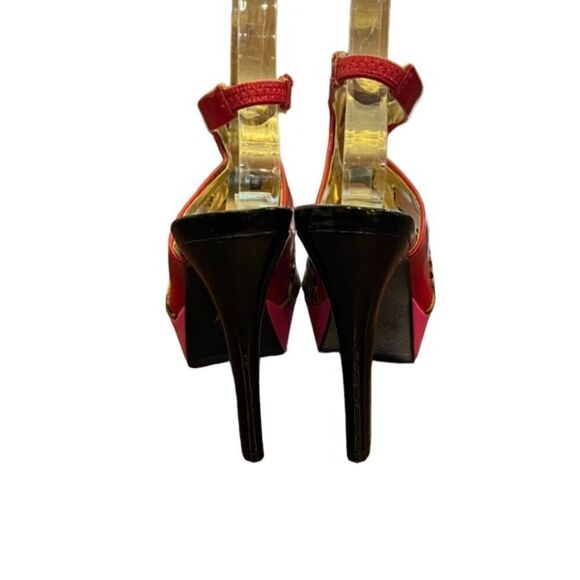 Paprika Women's Stiletto Heels - Leopard, Red, Hot Pink! - Picture 5 of 11